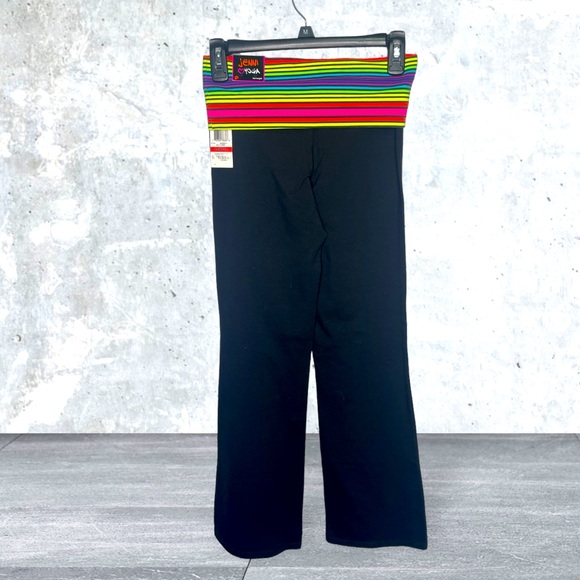 Jenni Rainbow band Yoga Pants‎ woman’s XS nwt - Picture 1 of 7